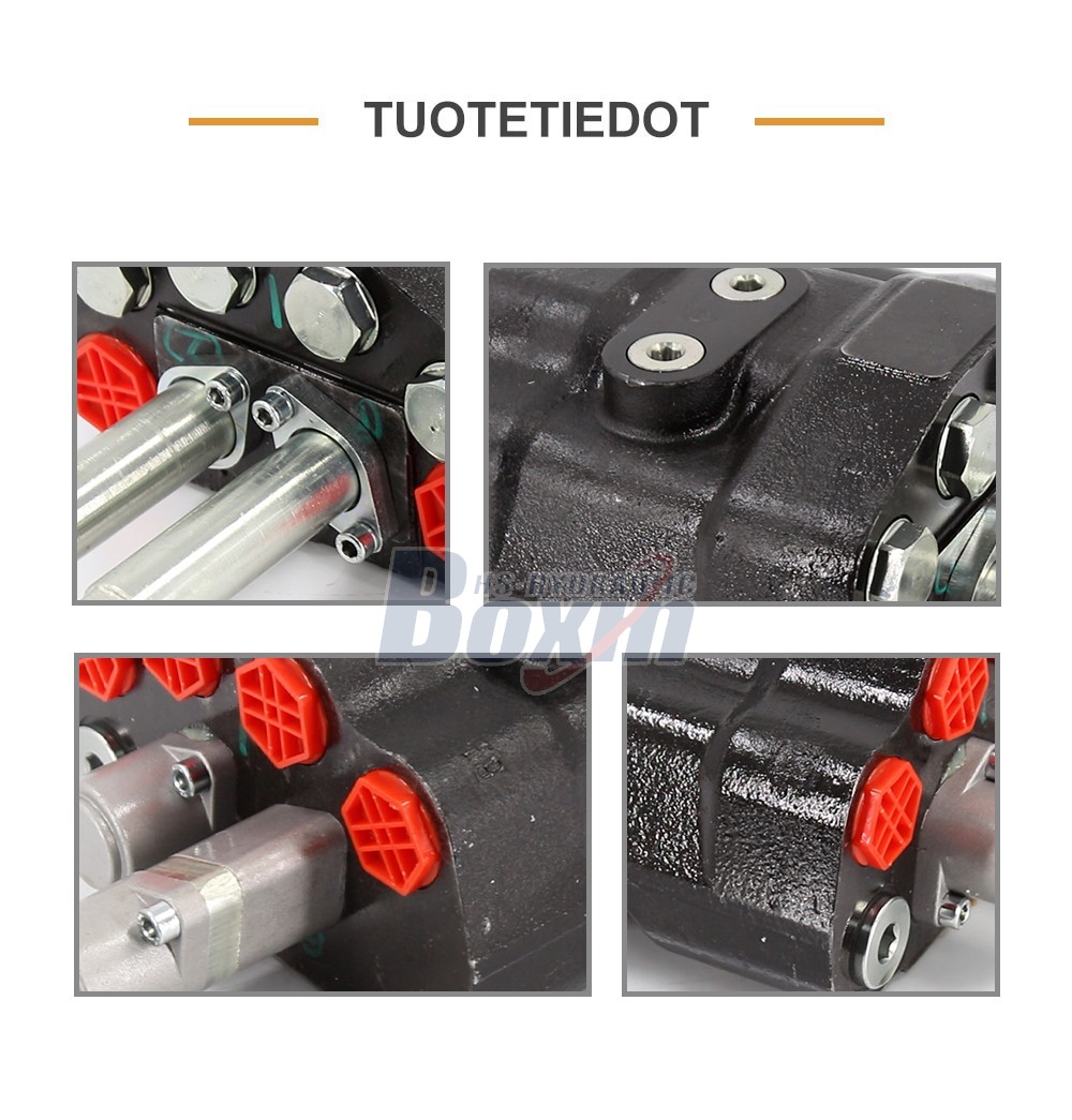 80A Series Monoblock Valve with 2 Spools for Heavy Machinery